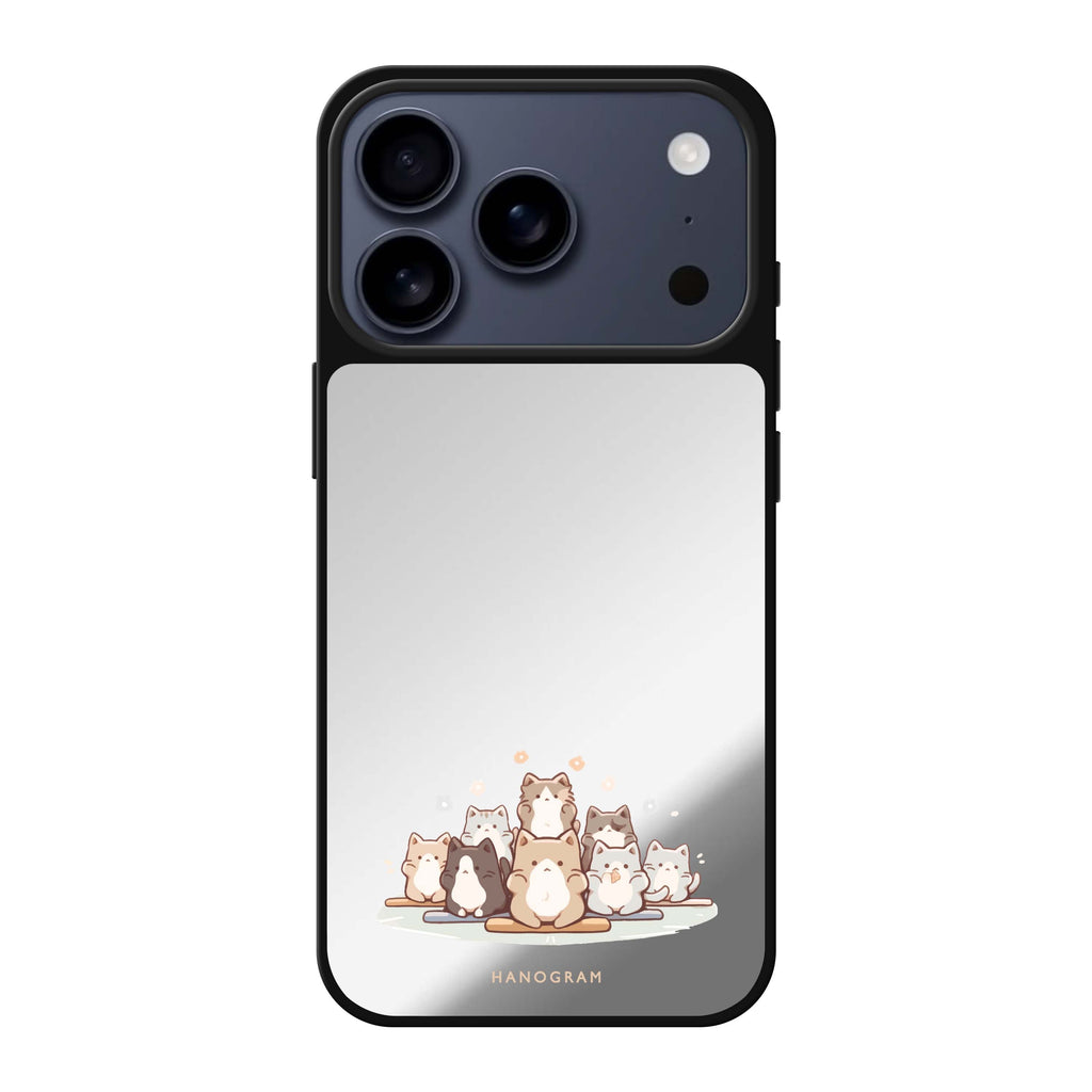 Zen Cat Calm 貓咪 iPhone 17 Pro Max 鏡面手機殼主圖