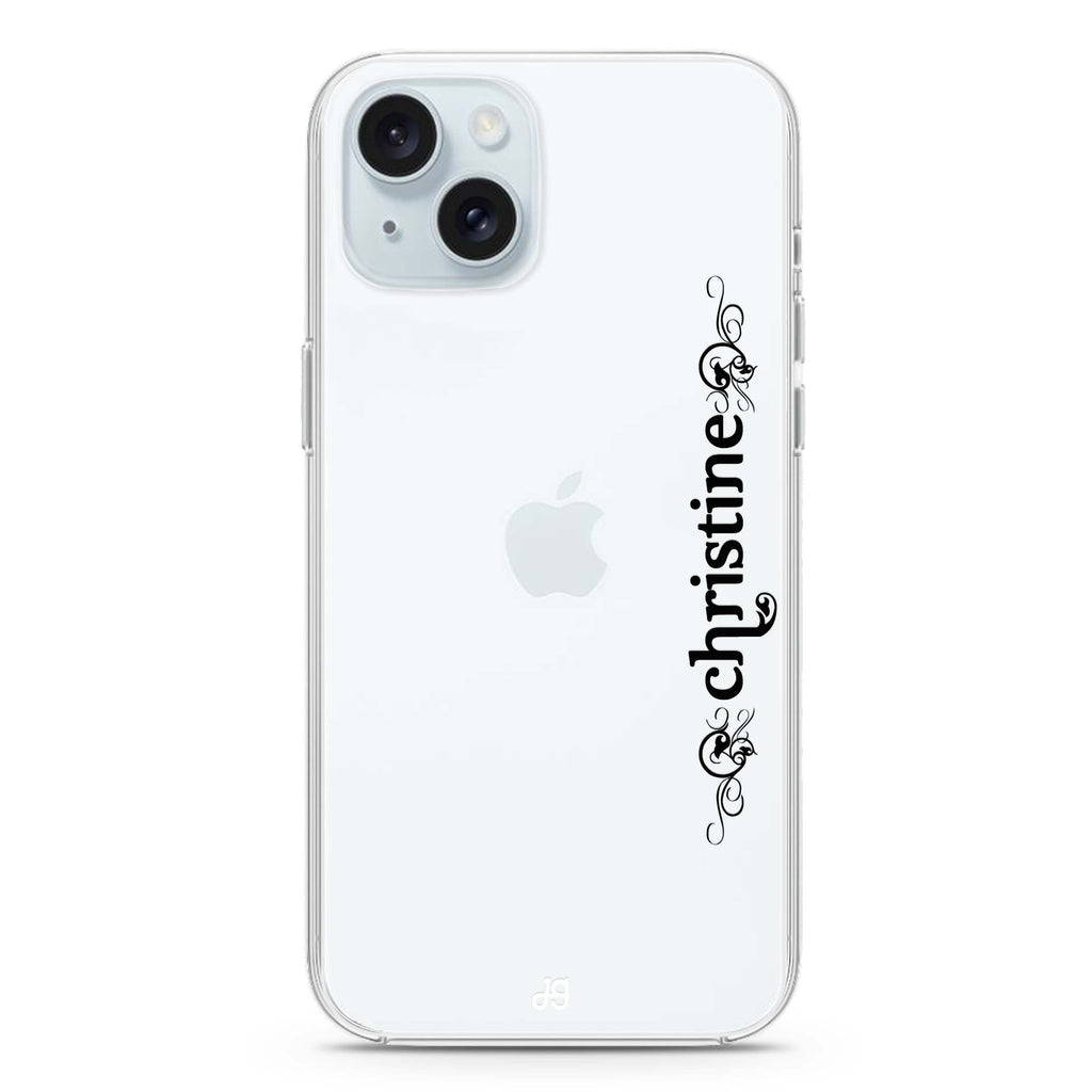 Grand Custom Name iPhone 15 水晶透明保護殼