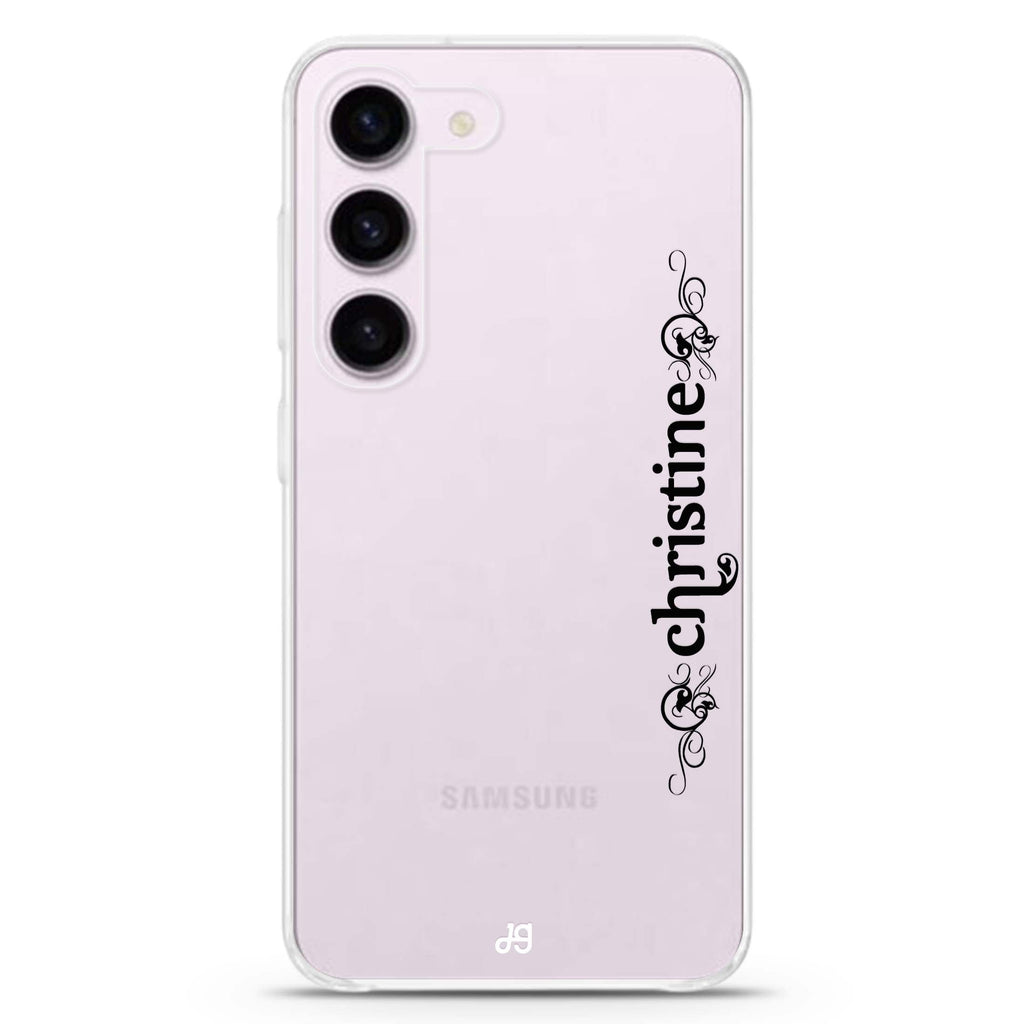 Grand Custom Name Samsung Galaxy 水晶透明保護殼