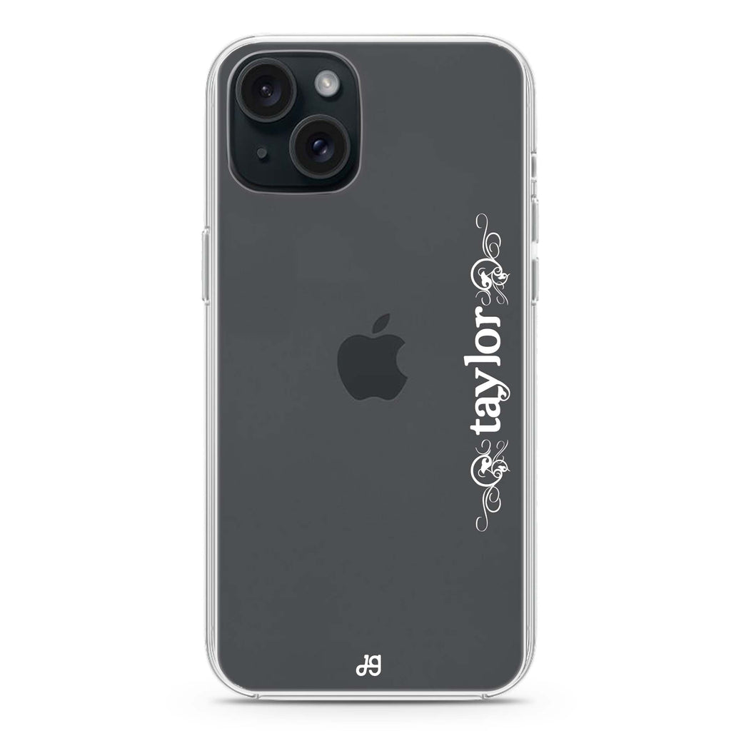 Grand Custom Name iPhone 15 plus 水晶透明保護殼