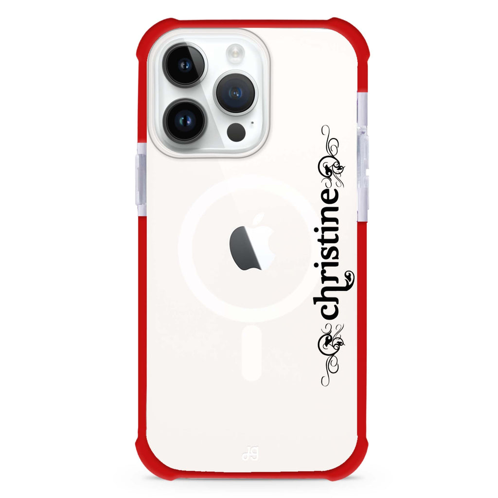 Grand Custom Name iPhone Magsafe 兼容超強防摔保護殼