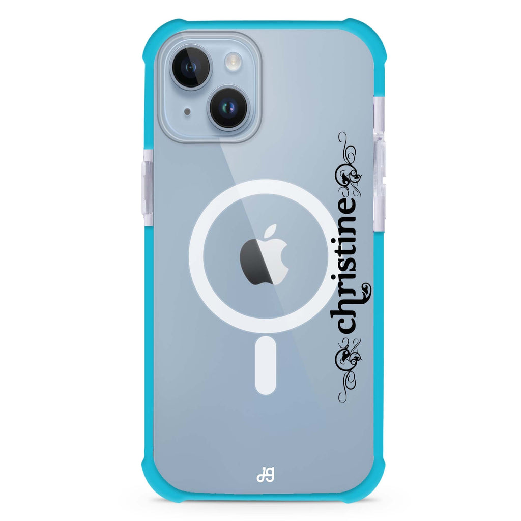 Grand Custom Name iPhone 15 Plus Magsafe 兼容超強防摔保護殼