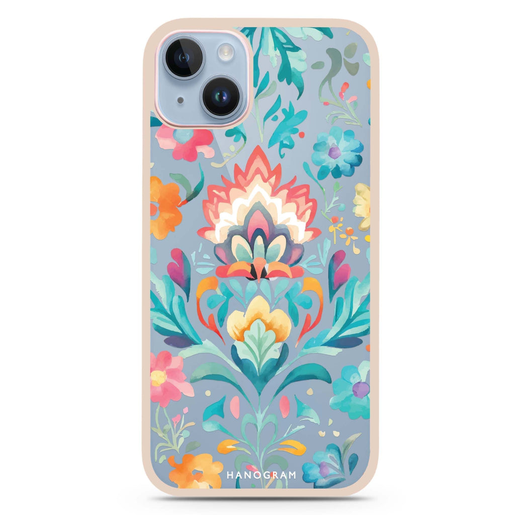 Watercolor Floral iPhone 15 Plus 防衝擊保護殼