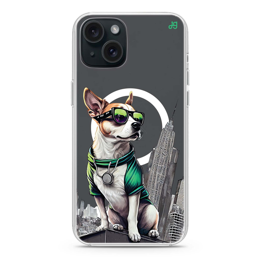 Cool Dog iPhone 15 Plus Magsafe 兼容水晶透明保護殼