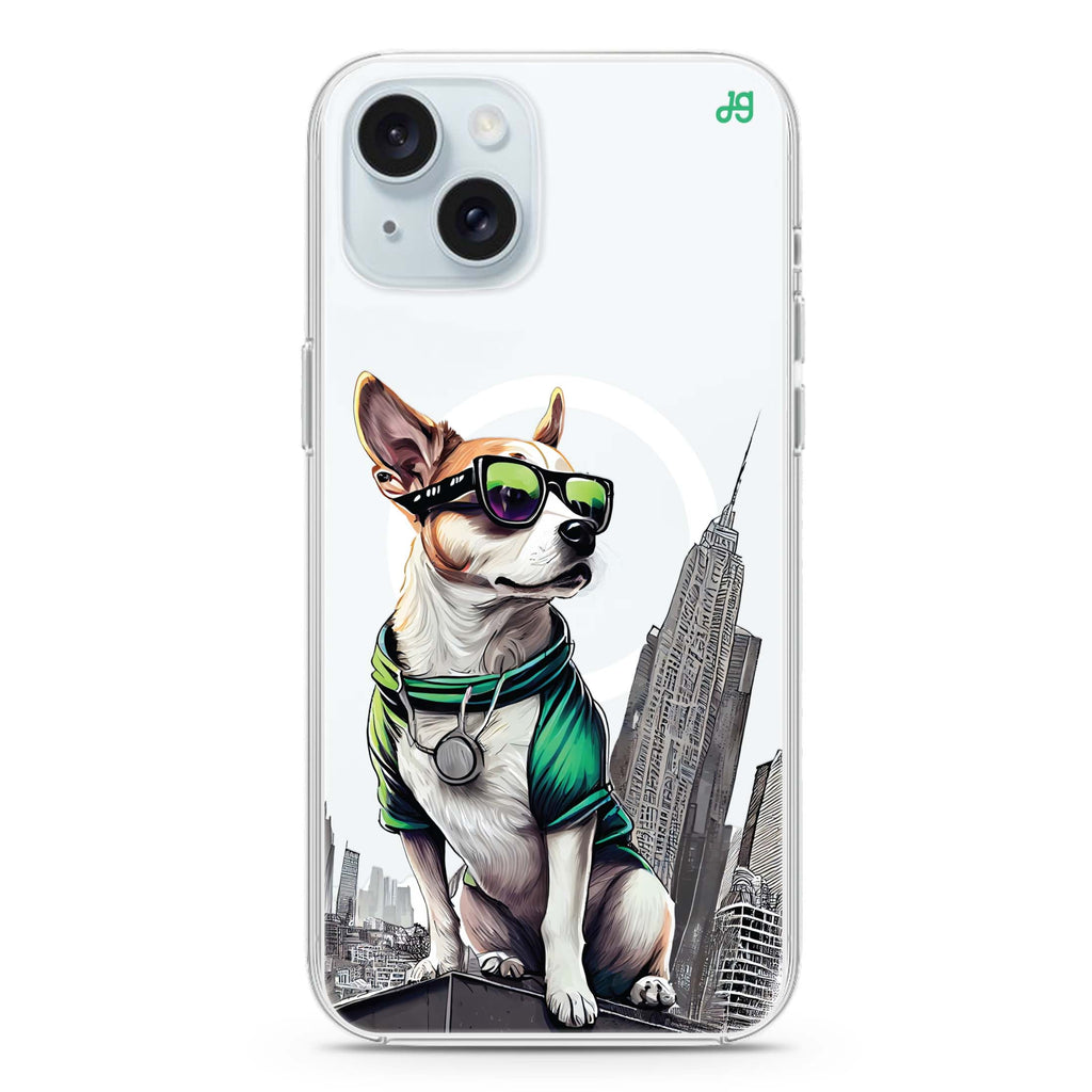 Cool Dog iPhone 15 Magsafe 兼容水晶透明保護殼