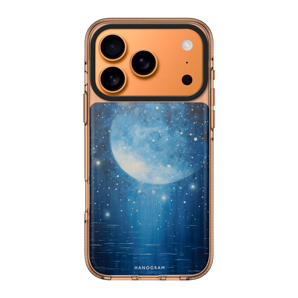 Midnight Crescent iPhone 17 Pro Max MagSafe 水晶透明保護殼 星月圖案設計 圖1