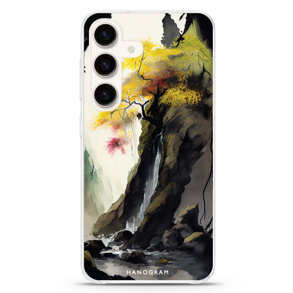 Japanese painting Samsung Galaxy S26/S25/S24 水晶透明保護殼正面展示