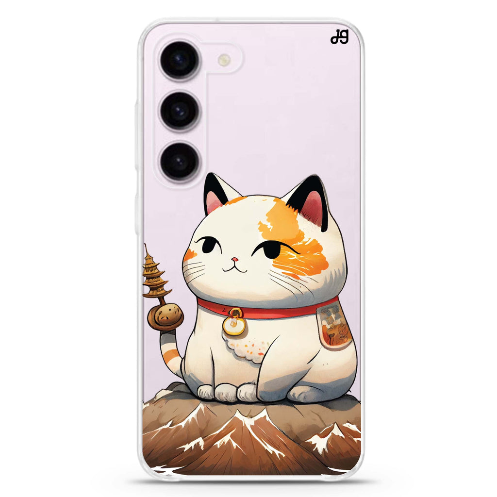A Cute Cat Samsung Galaxy 水晶透明保護殼