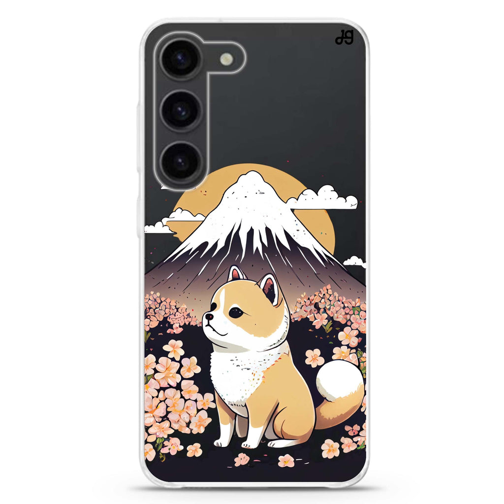 Shiba Inu & Japan Samsung Galaxy 水晶透明保護殼