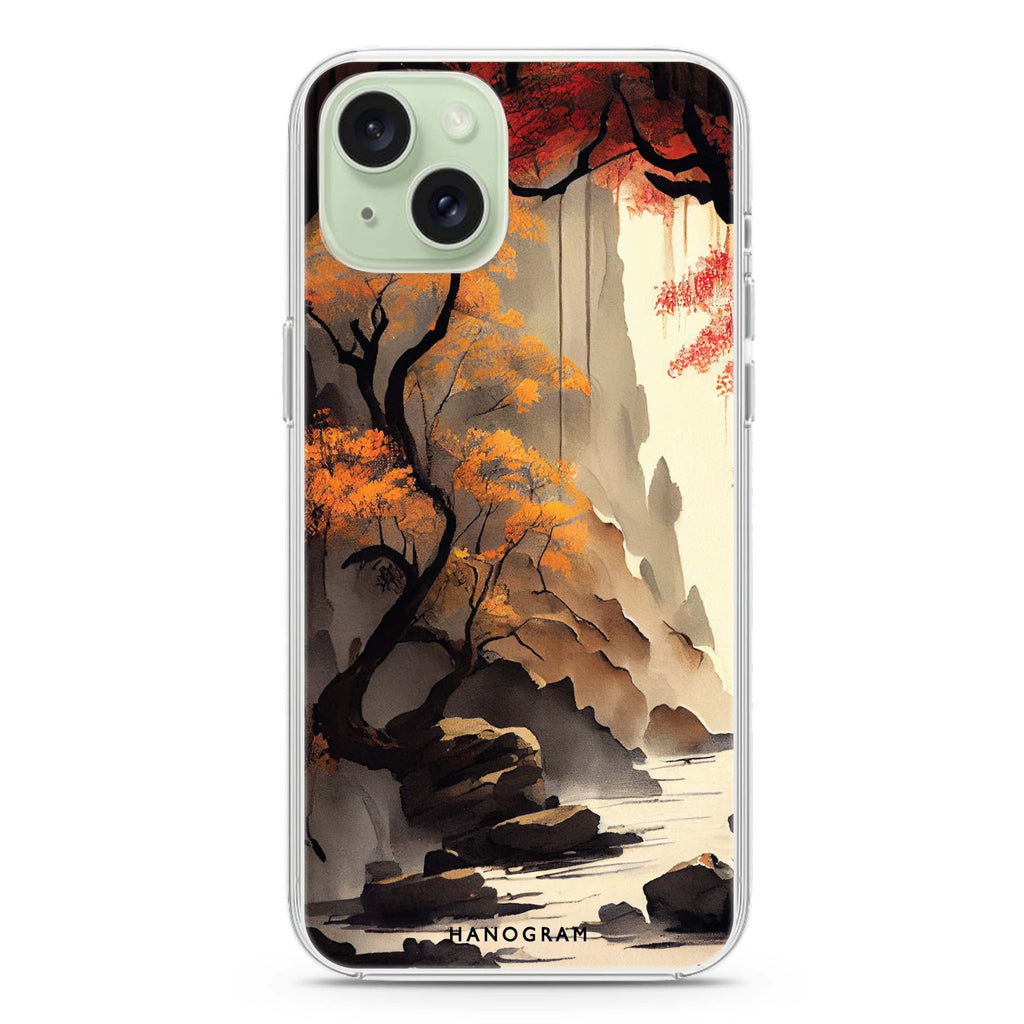 Japanese painting iPhone 15 水晶透明保護殼