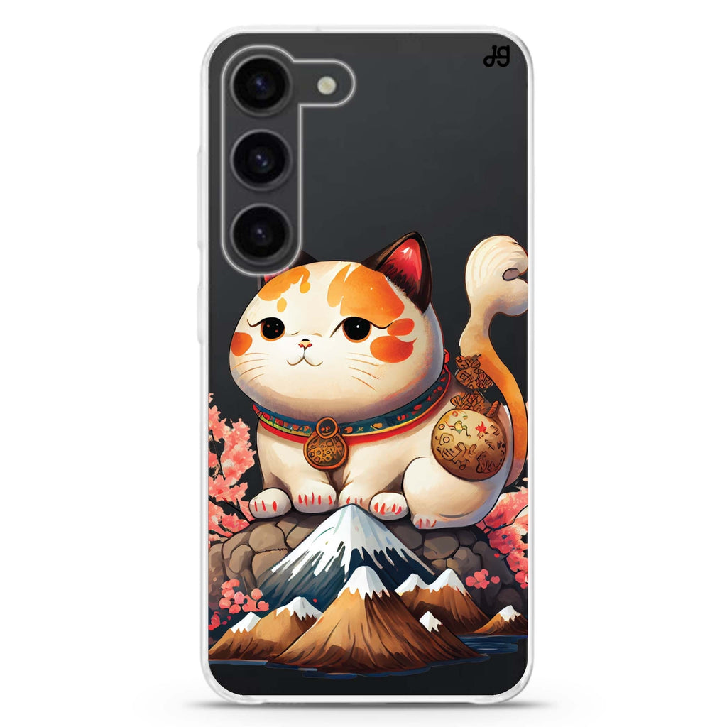 Kawaii Cat Samsung Galaxy 水晶透明保護殼