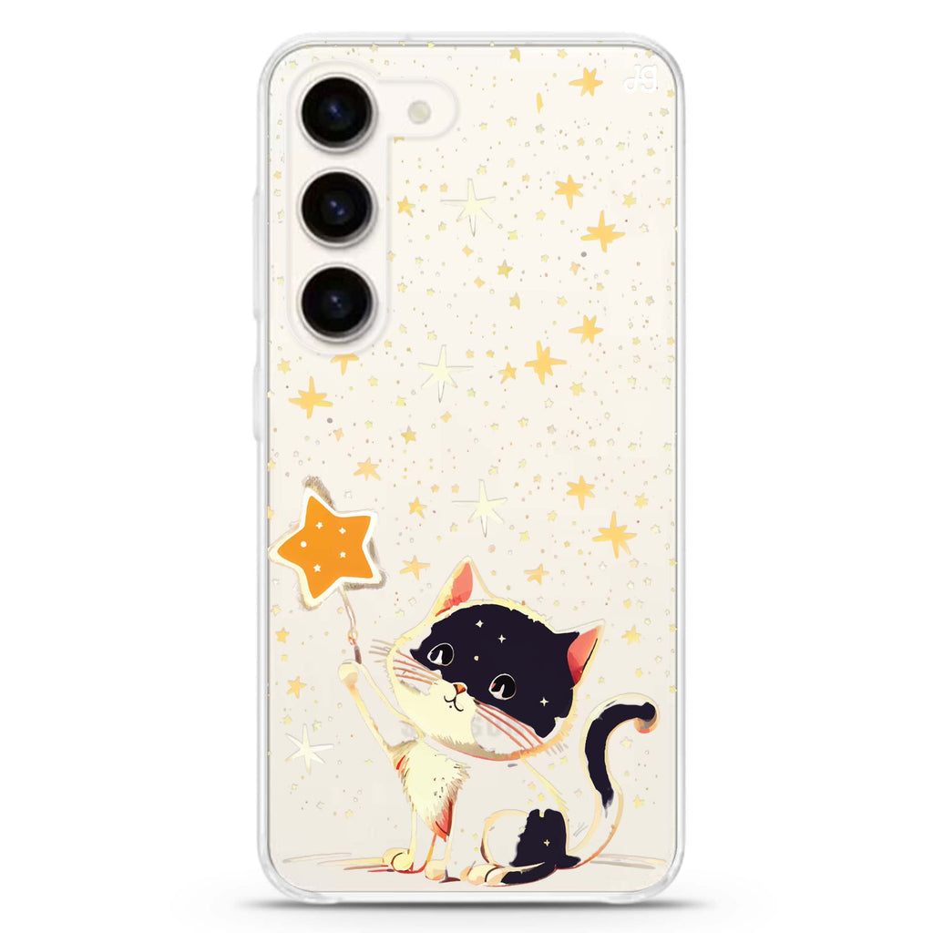 Cat & Star Samsung Galaxy 水晶透明保護殼