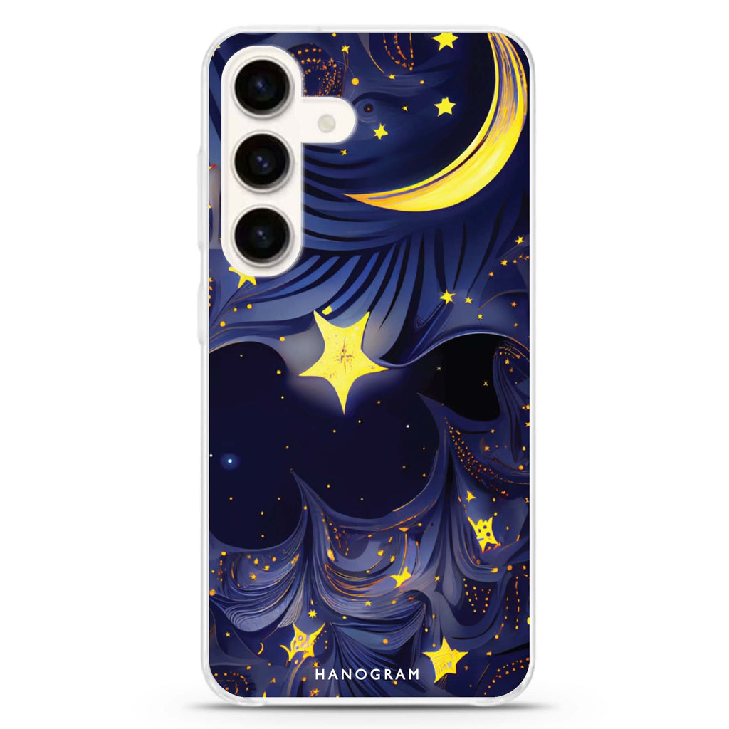Moon & Star Samsung Galaxy S26/S25/S24 水晶透明保護殼正面展示