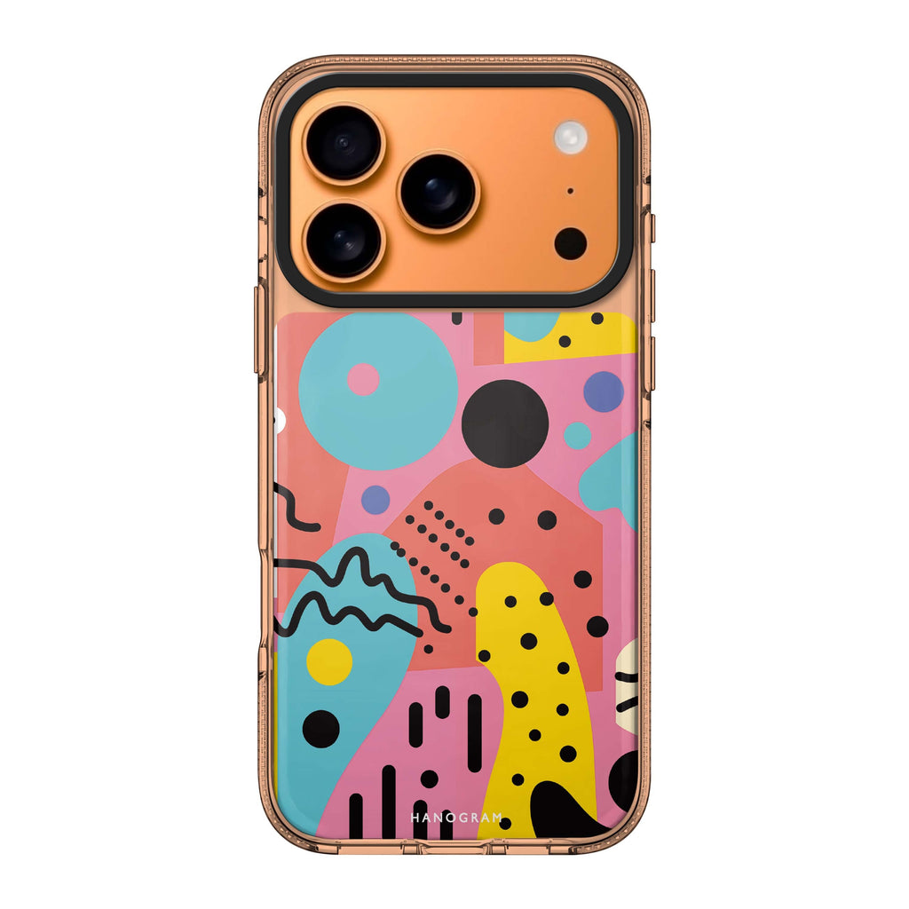 Retro Rhythm iPhone 17 Pro Max MagSafe 水晶透明保護殼 插畫圖案設計 圖1