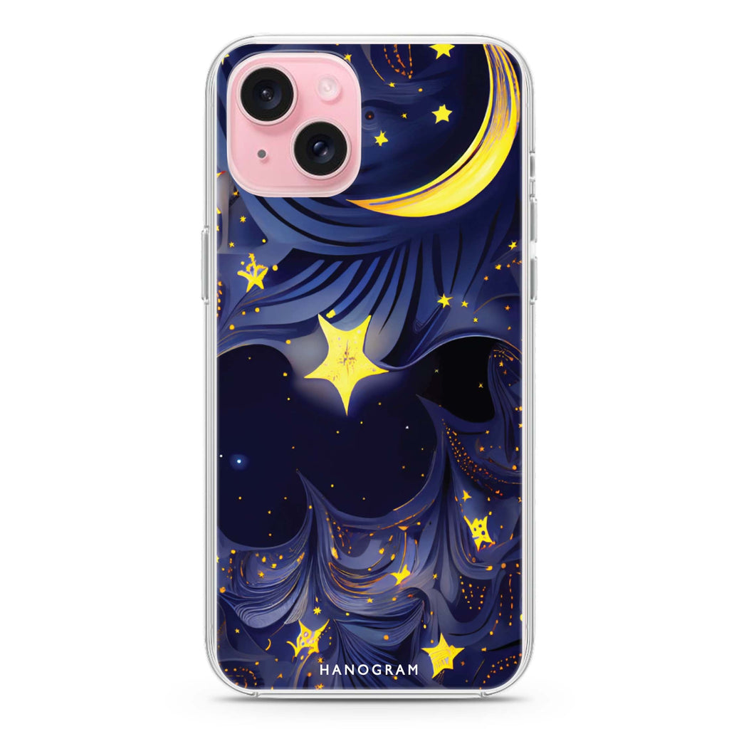 Moon & Star iPhone 15 plus 水晶透明保護殼