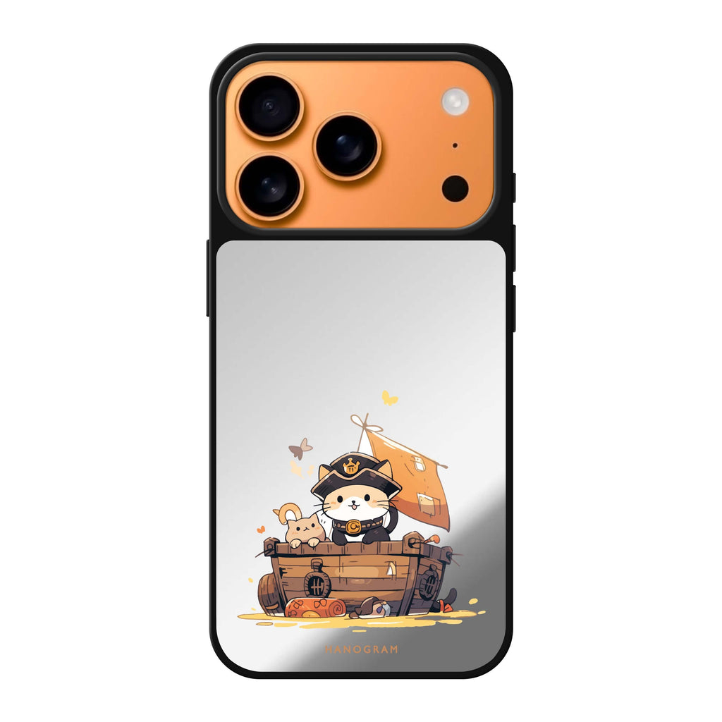Feline Corsair 貓咪 iPhone 17 Pro Max 鏡面手機殼主圖