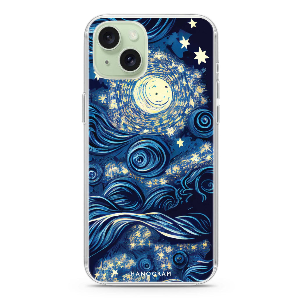 My Dream Night iPhone 15 Magsafe 兼容水晶透明保護殼