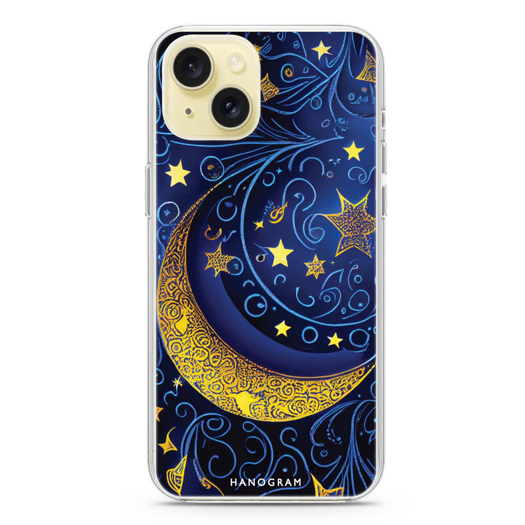 Big Moon iPhone 15 Plus Magsafe 兼容水晶透明保護殼