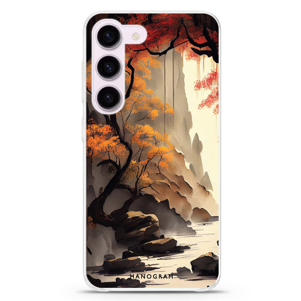 Japanese painting Samsung Galaxy 水晶透明保護殼