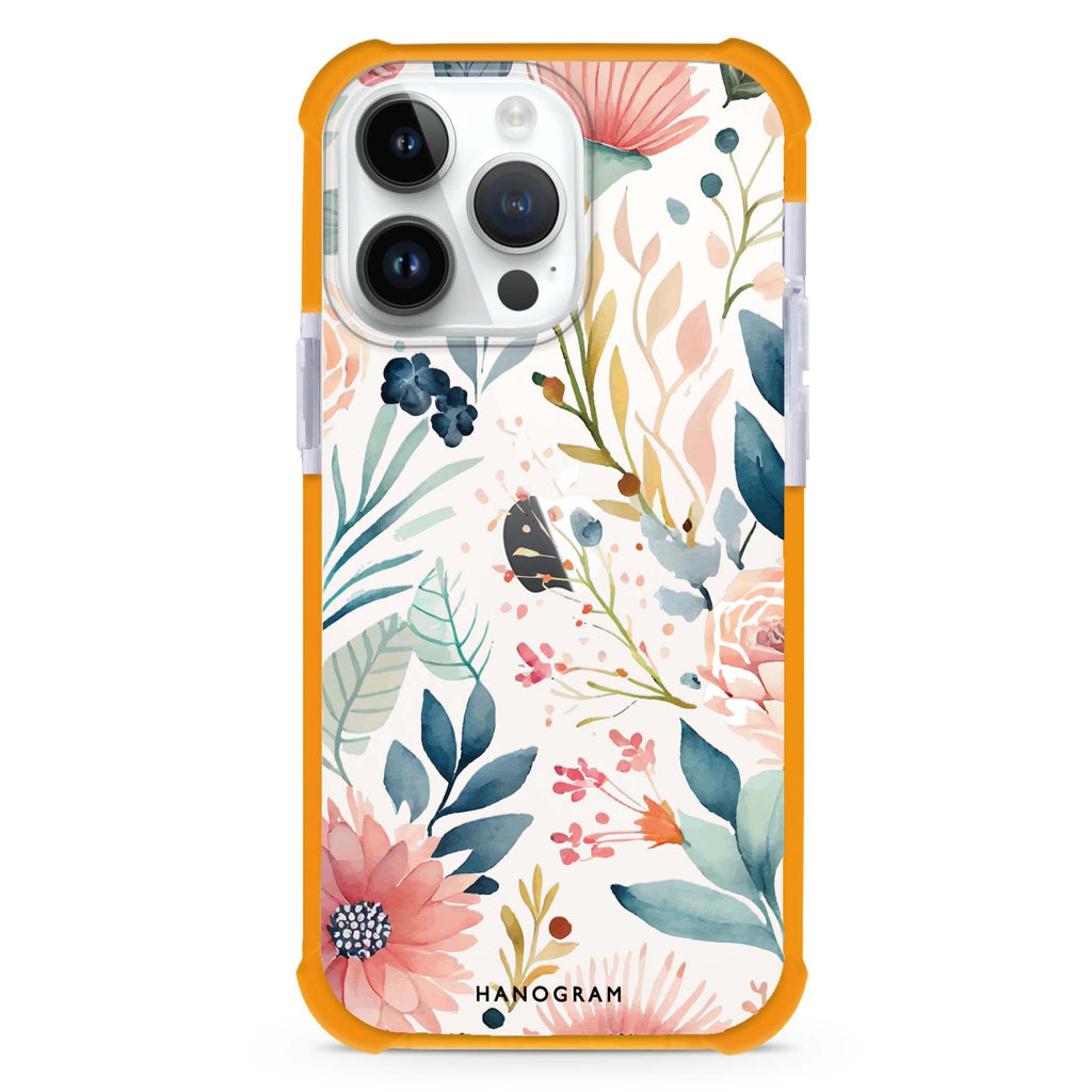 Floral Pattern 超強防摔保護殼
