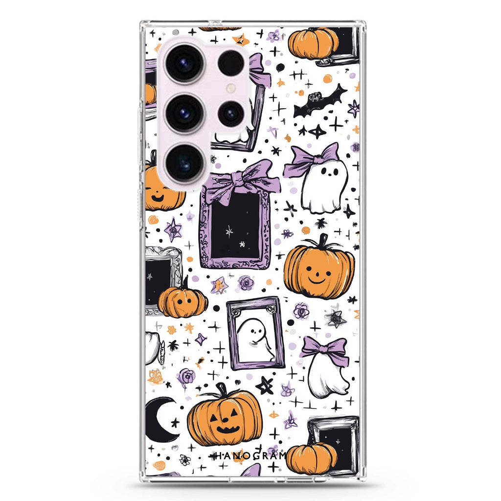 Haunted Gallery Samsung Galaxy Ultra 透明保護殼，適用 S26/S25/S24/S23 Ultra，圖1