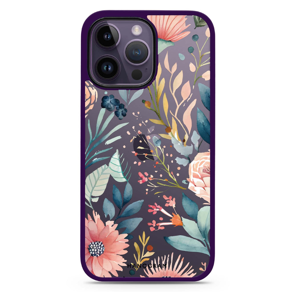 Floral Pattern 防衝擊保護殼