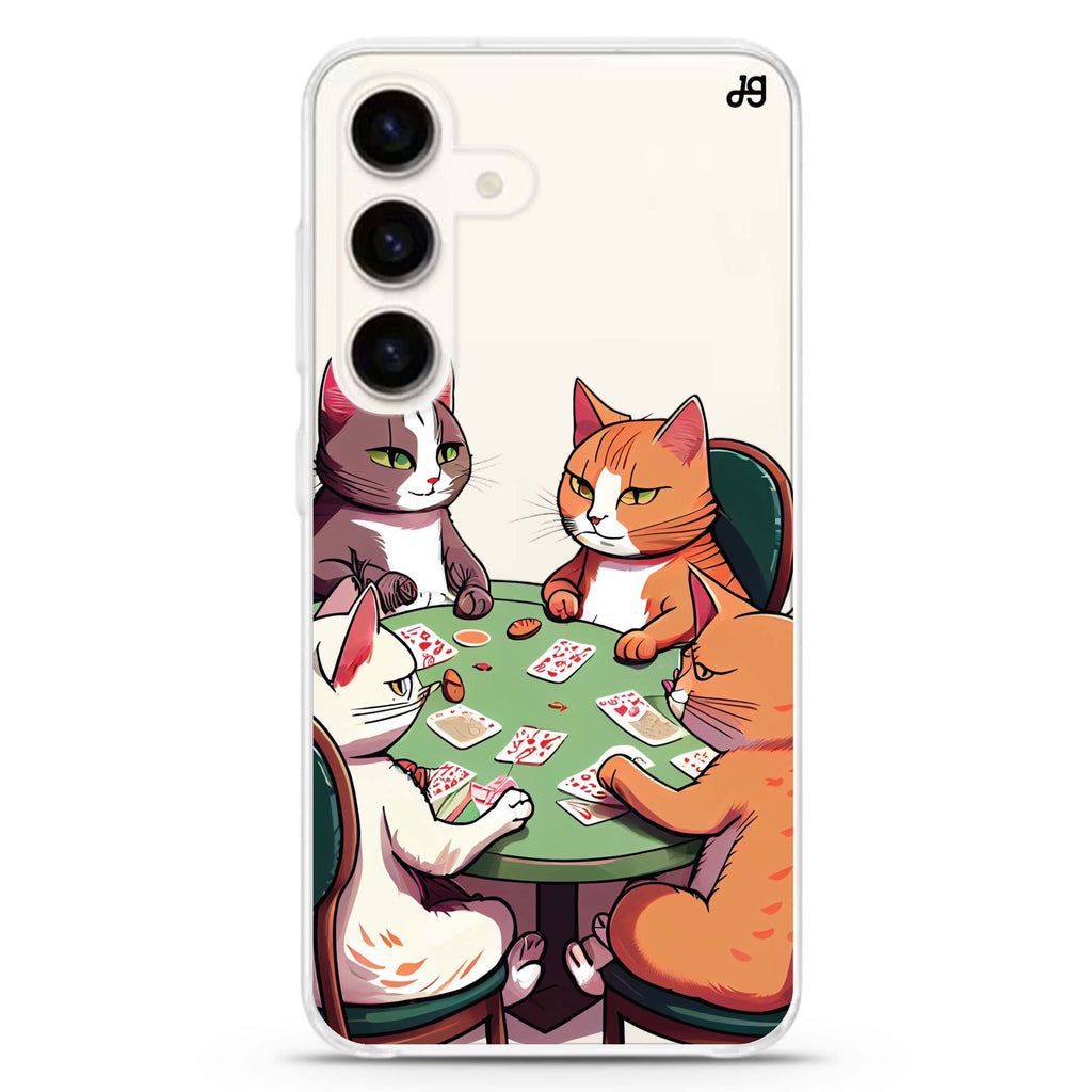 Cats & Game Samsung Galaxy S26/S25/S24 水晶透明保護殼正面展示