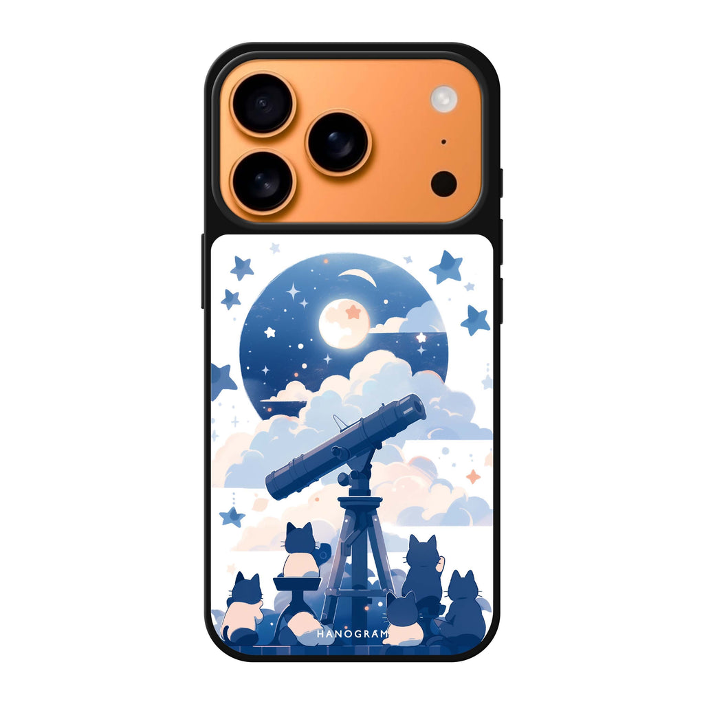 StarGaze Kitty 貓咪 iPhone 17 Pro Max 鏡面手機殼主圖