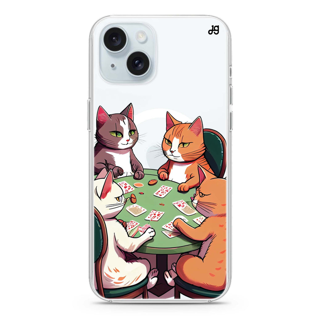 Cats & Game iPhone 15 Magsafe 兼容水晶透明保護殼