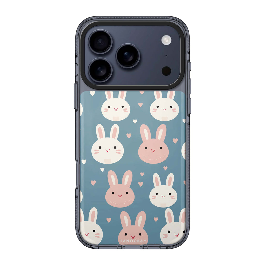 Cuddly Hopper iPhone 17 Pro Max MagSafe 水晶透明保護殼 插畫圖案設計 圖1