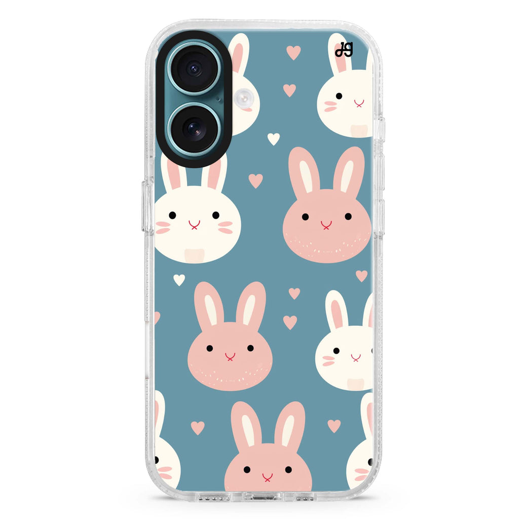 Cuddly Hopper Magsafe 兼容水晶透明保護殼