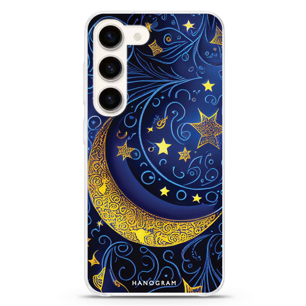Big Moon Samsung Galaxy 水晶透明保護殼