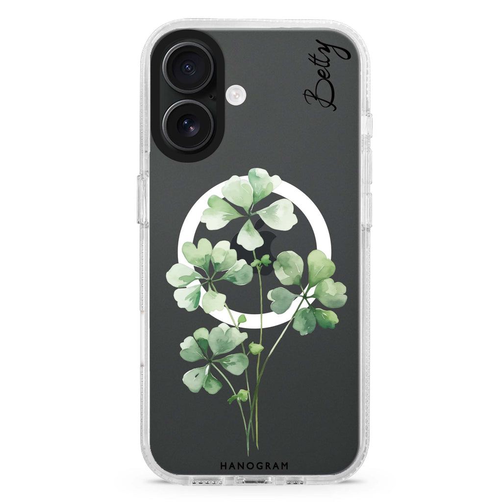 Luck's Leaf Magsafe 兼容水晶透明保護殼