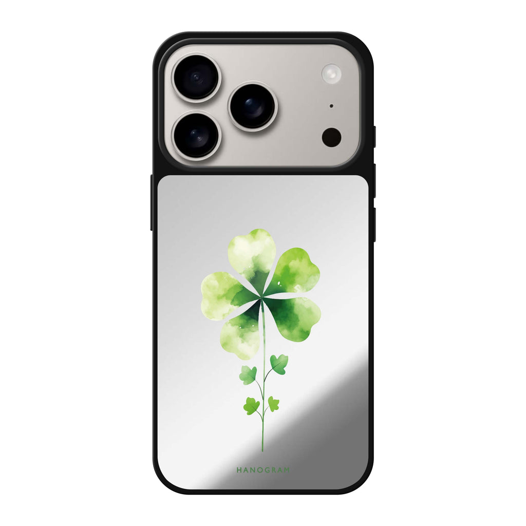 Green Bliss 綠色圖案 iPhone 17 Pro Max 鏡面手機殼主圖
