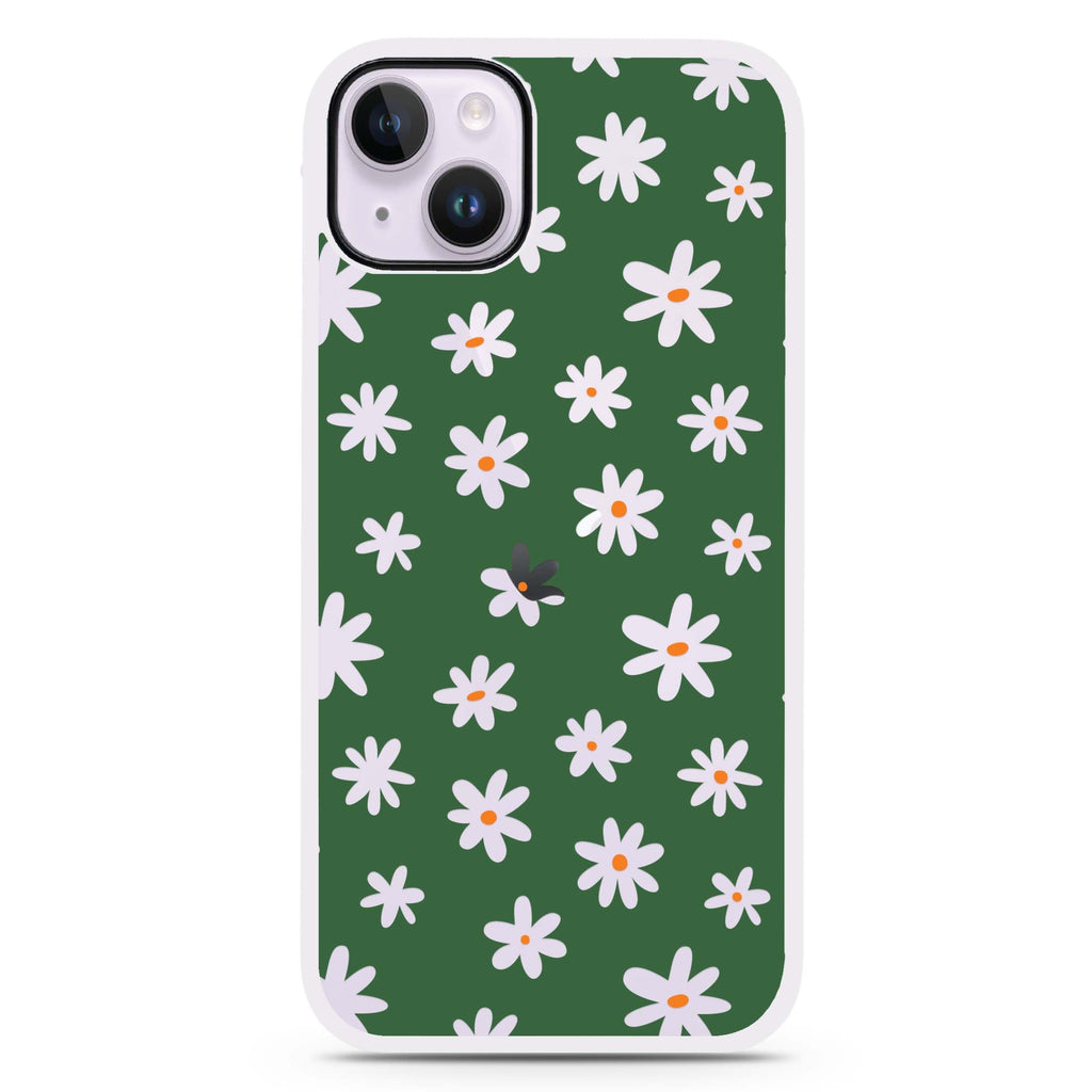 Flowers Pattern iPhone 15 Plus 防衝擊保護殼