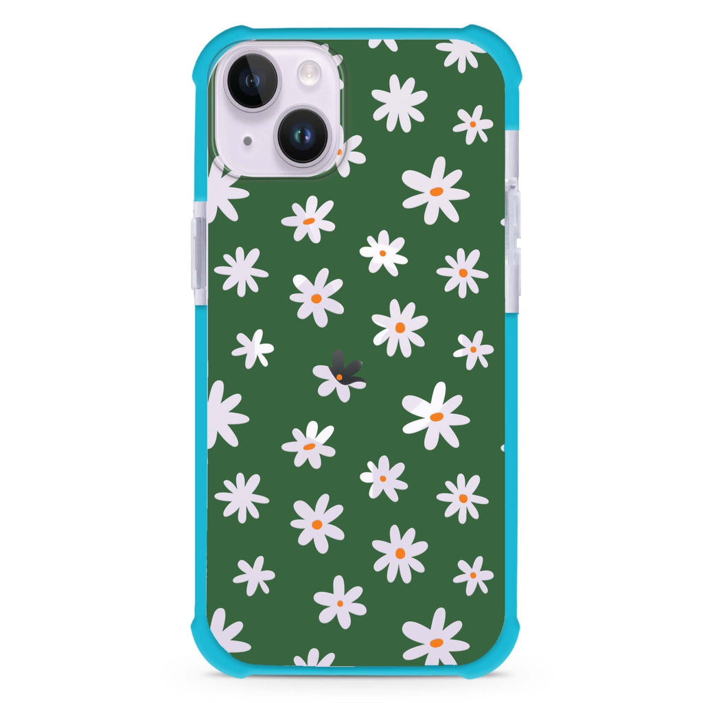 Flowers Pattern iPhone 15 Plus Magsafe 兼容超強防摔保護殼