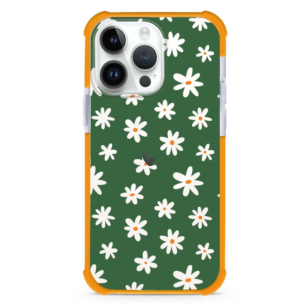 Flowers Pattern iPhone Magsafe 兼容超強防摔保護殼