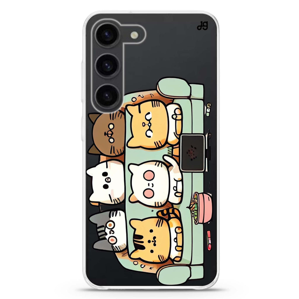 TV Cats Samsung Galaxy 水晶透明保護殼