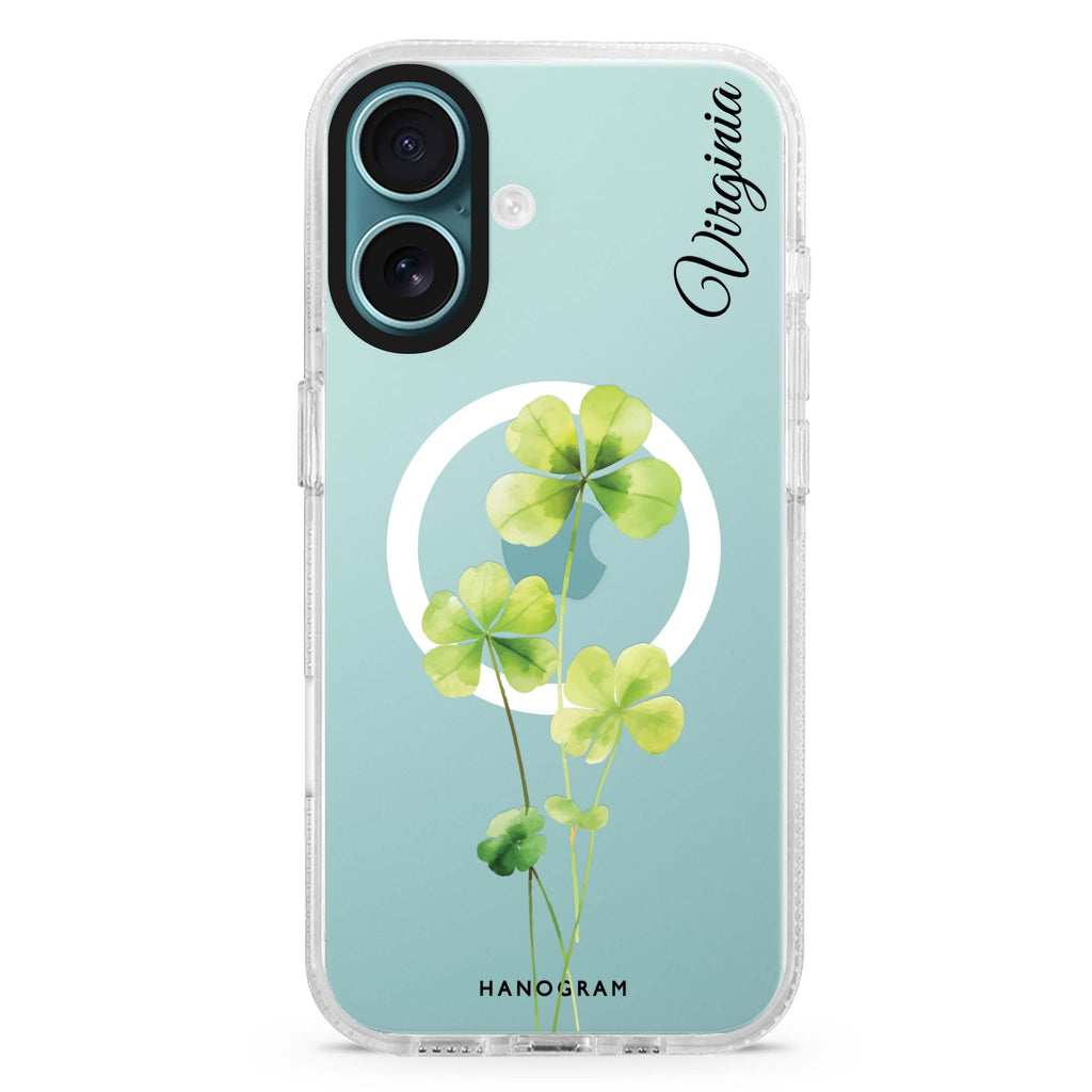 Trinity Blossom Magsafe 兼容水晶透明保護殼