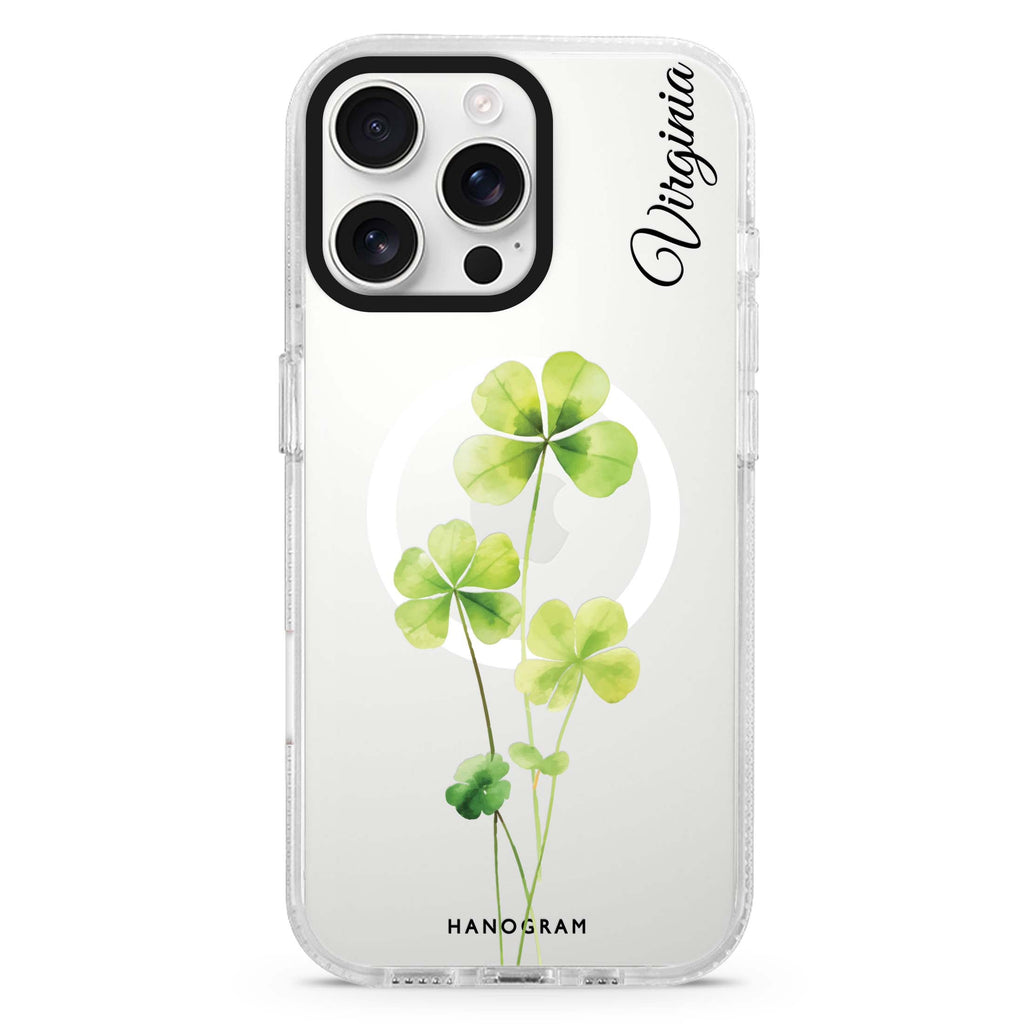 Trinity Blossom Magsafe 兼容水晶透明保護殼