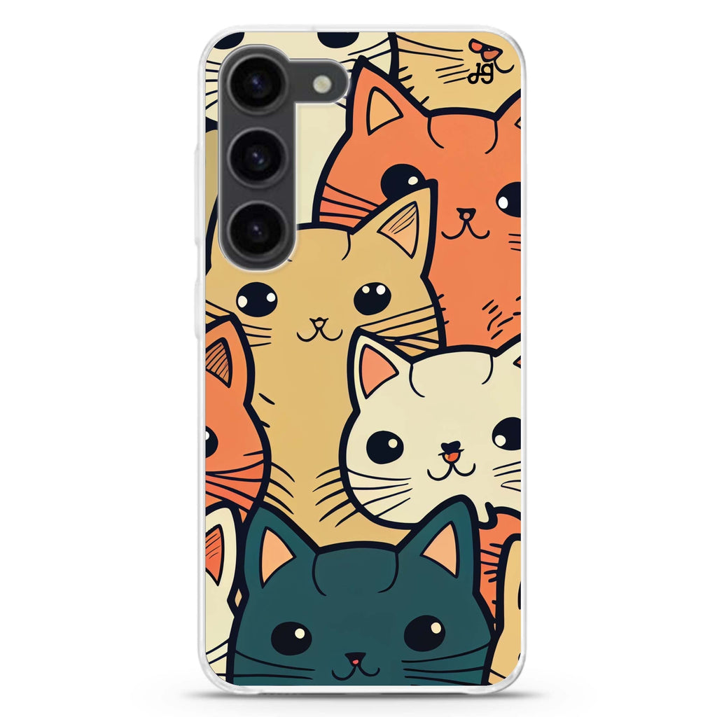 Look Cats II Samsung Galaxy 水晶透明保護殼