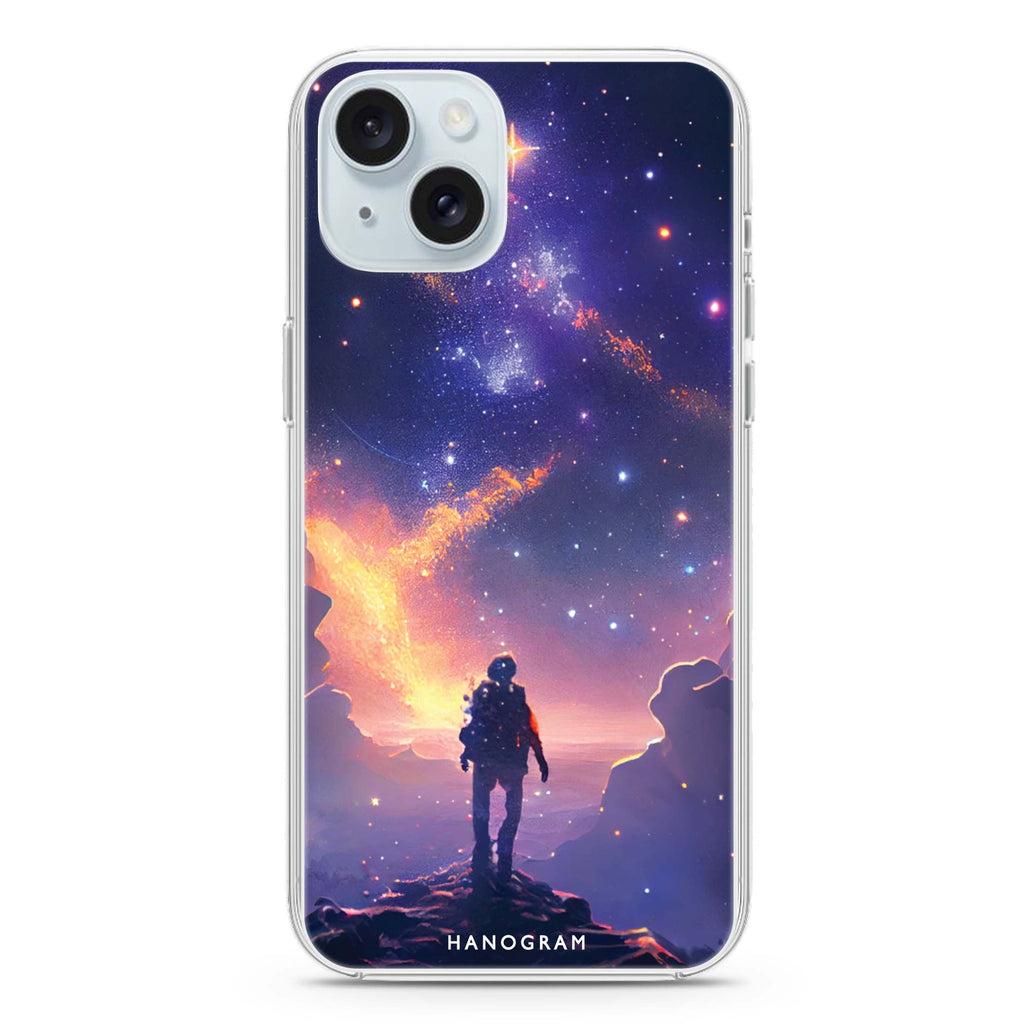 Imagine the Galaxy iPhone 15 水晶透明保護殼