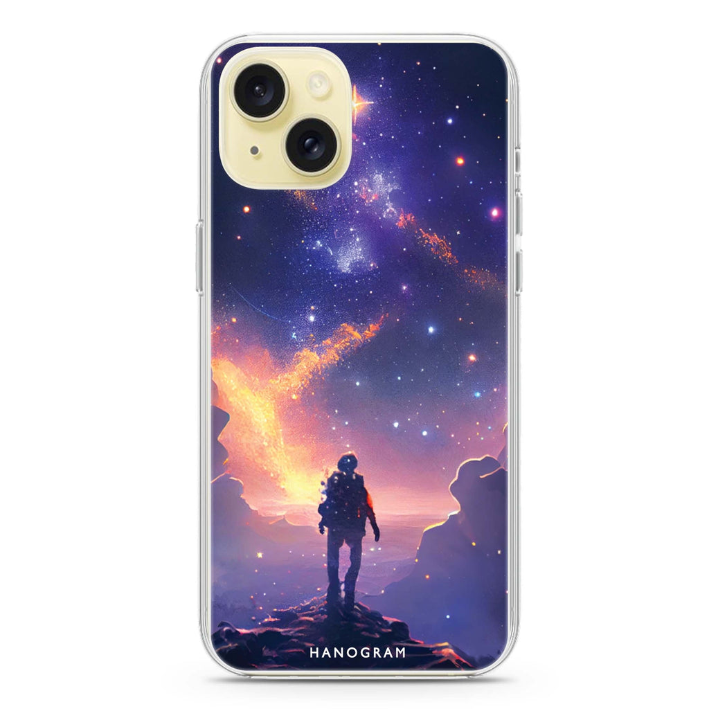 Imagine the Galaxy iPhone 15 Plus Magsafe 兼容水晶透明保護殼