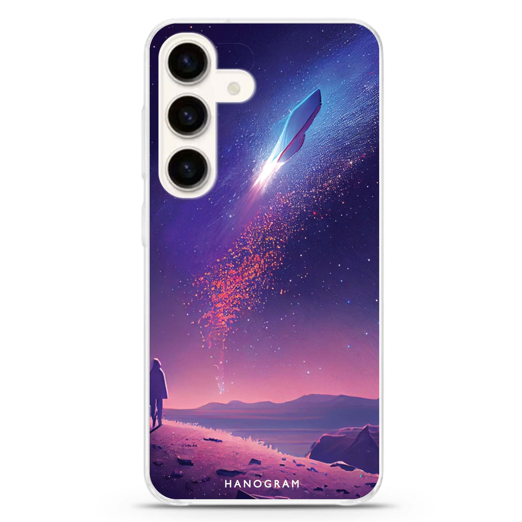 Imagine the Galaxy II Samsung Galaxy S26/S25/S24 水晶透明保護殼正面展示
