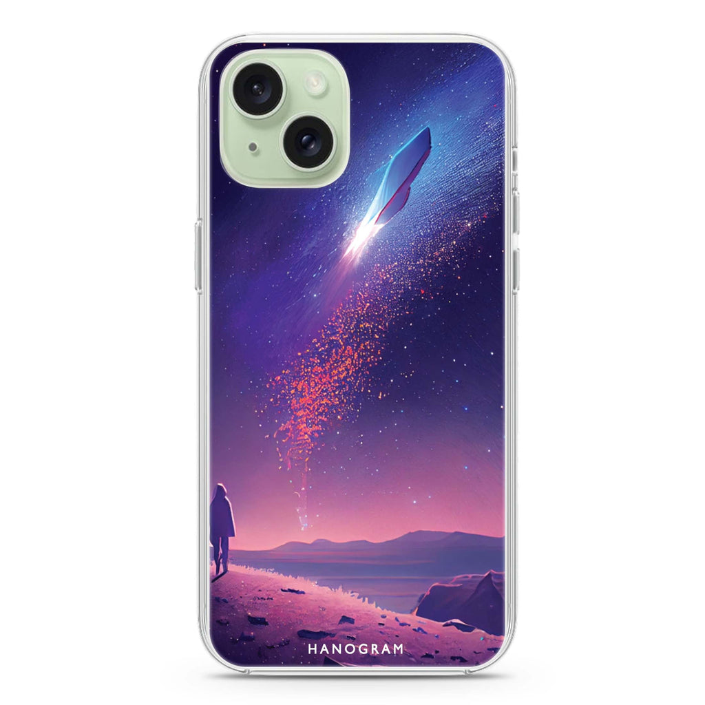 Imagine the Galaxy II iPhone 15 水晶透明保護殼