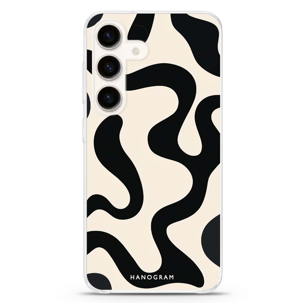 Interlock Noir Samsung Galaxy S26/S25/S24 水晶透明保護殼正面展示