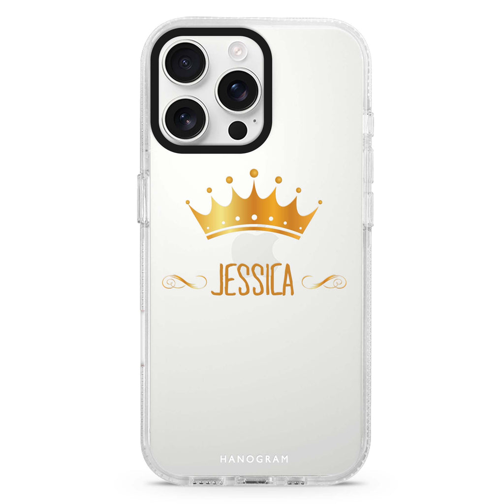 Queen's crown iPhone 16 Pro & 16 Pro Max Case - Personalized and Stylish Protection