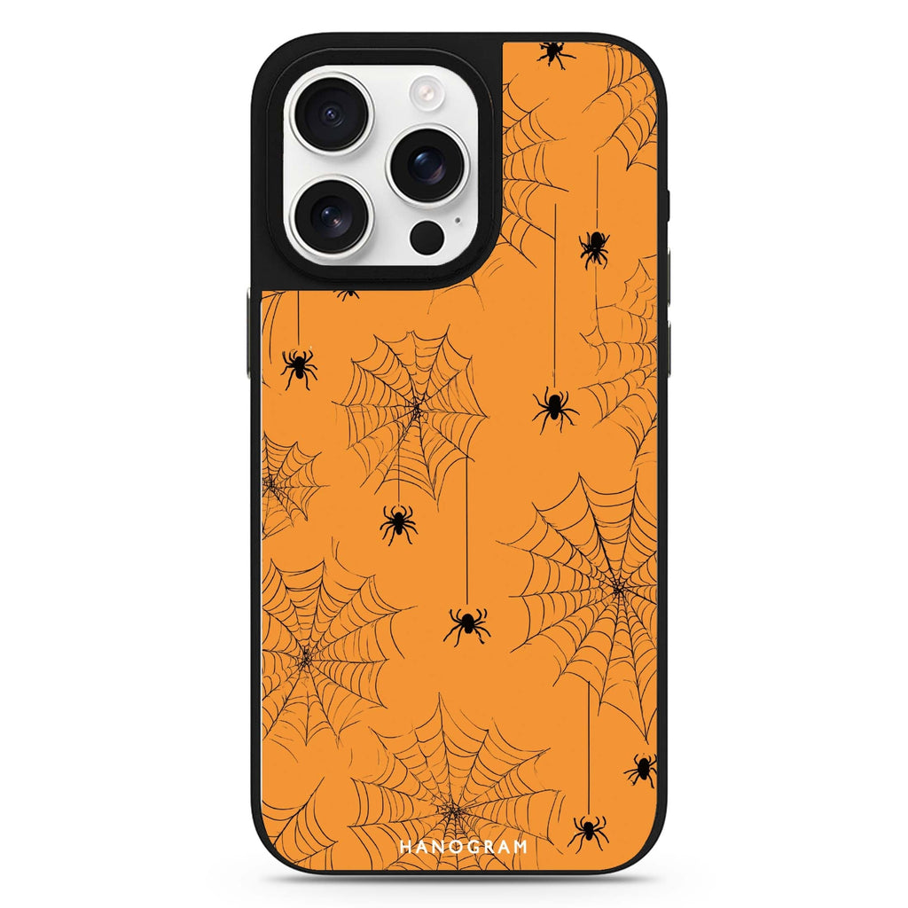 Spooky Web Weave Magsafe 兼容鏡面手機殼
