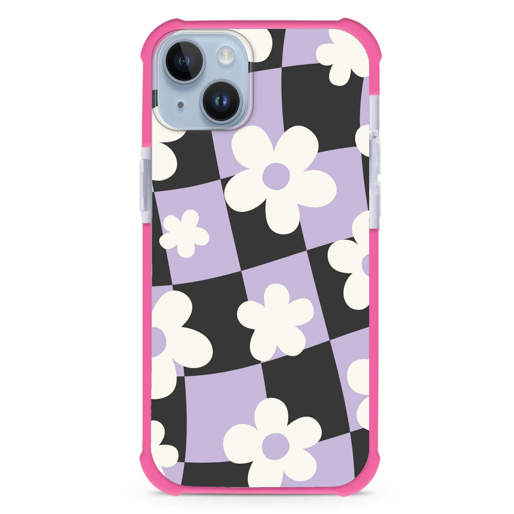 Flowers Pattern iPhone 15 Plus Magsafe 兼容超強防摔保護殼
