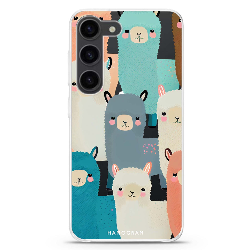 Cute Alpaca Samsung Galaxy 水晶透明保護殼